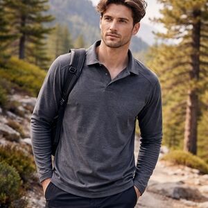 Arc'teryx Cotton Blend Gray Long Sleeve Shirt | Performance Outdoor Casual Top